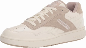 Reebok unisex-adult BB 4000 Sneaker ,Classic White/modern Beige/Classic White, 8.5 M US