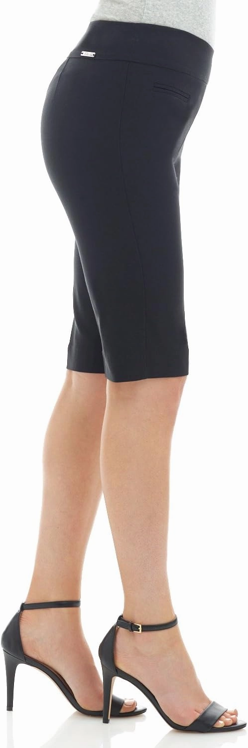 Rekucci Women's Ease into Comfort Pull-On Modern City Shorts