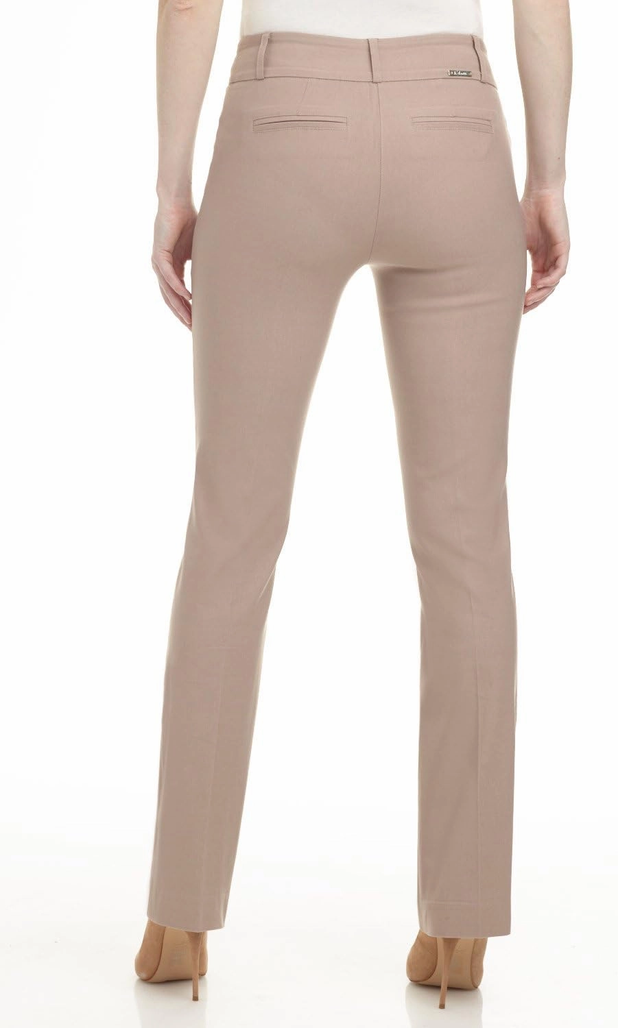 Rekucci Womens Ease into Comfort Fit Barely Bootcut Business Casual Stretch Pants in Regular/Tall/Petite fit