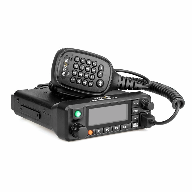 RETEVIS RT90 UV Double Segment 136-174/400-480MHz 3000 Channels 50W Car Walkie Talkie, 136-174/400-480MHz