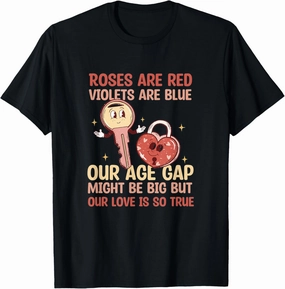 Retro Valentine's Relationship Age Gap T-Shirt