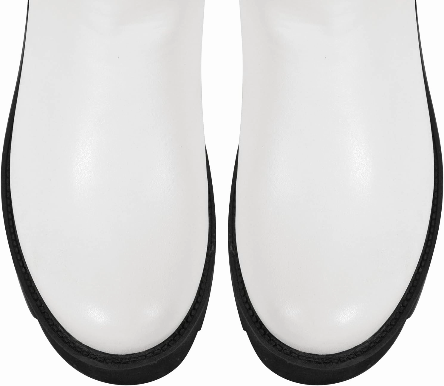 richealnini Mid Calf Boots for Women Embroidered Pull-On Knee High Booties