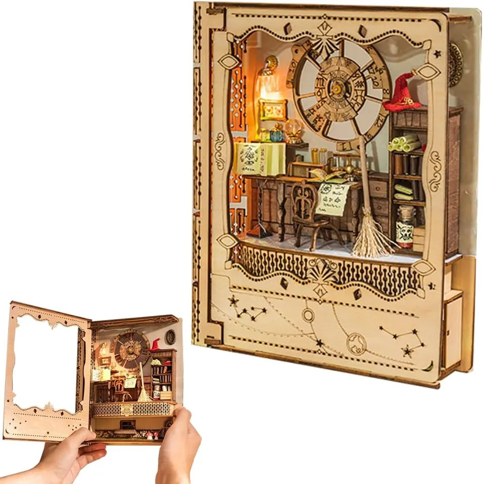 Romantic and Cute Dollhouse Miniature DIY House Kit, DIY Dollhouse Photo Frame,Creative Room with Furniture, Mini House KitOrnament Birthday Gifts Home Tabletop Decor