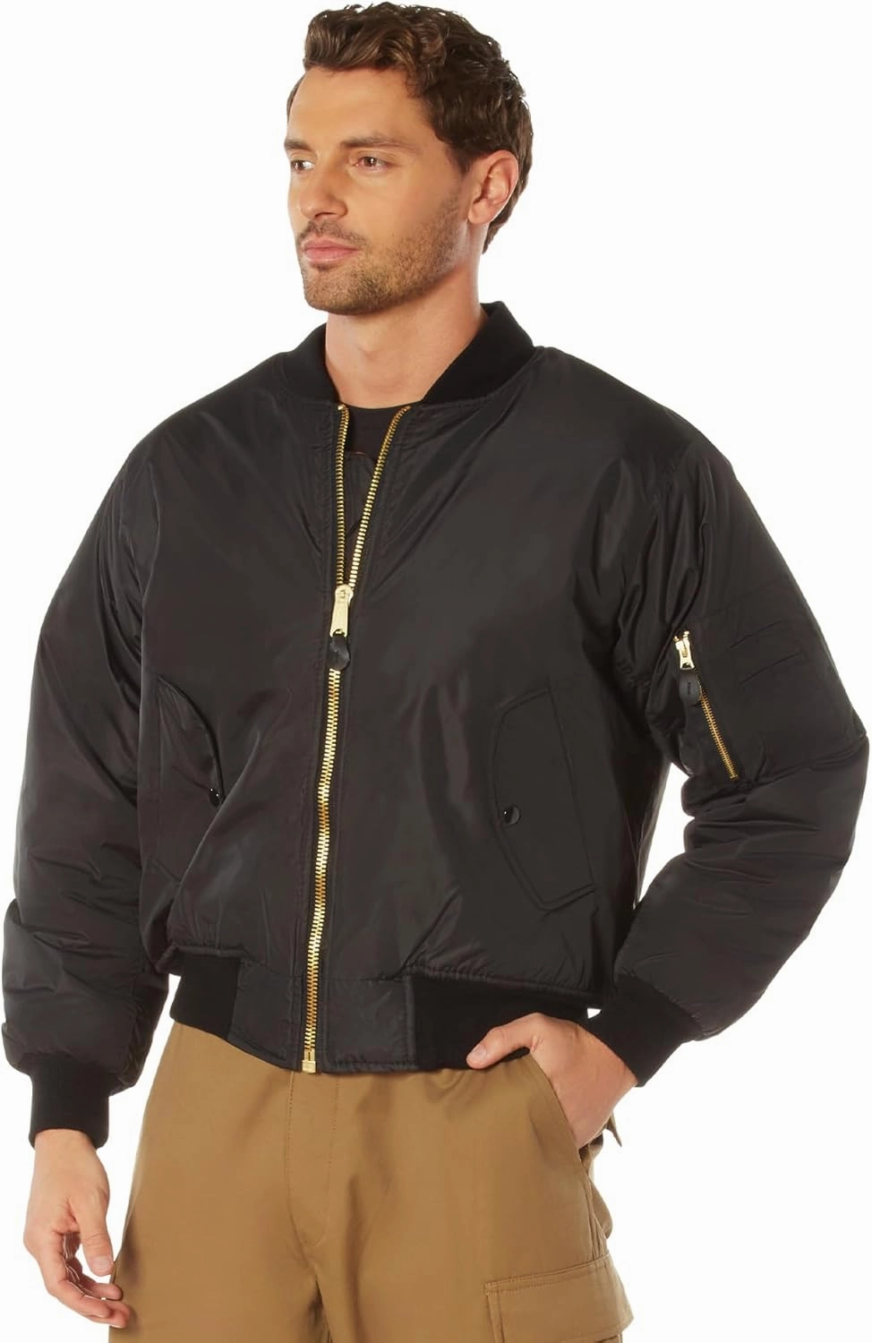 Rothco Enhanced Nylon MA-1 Flight Jacket - Classic Style