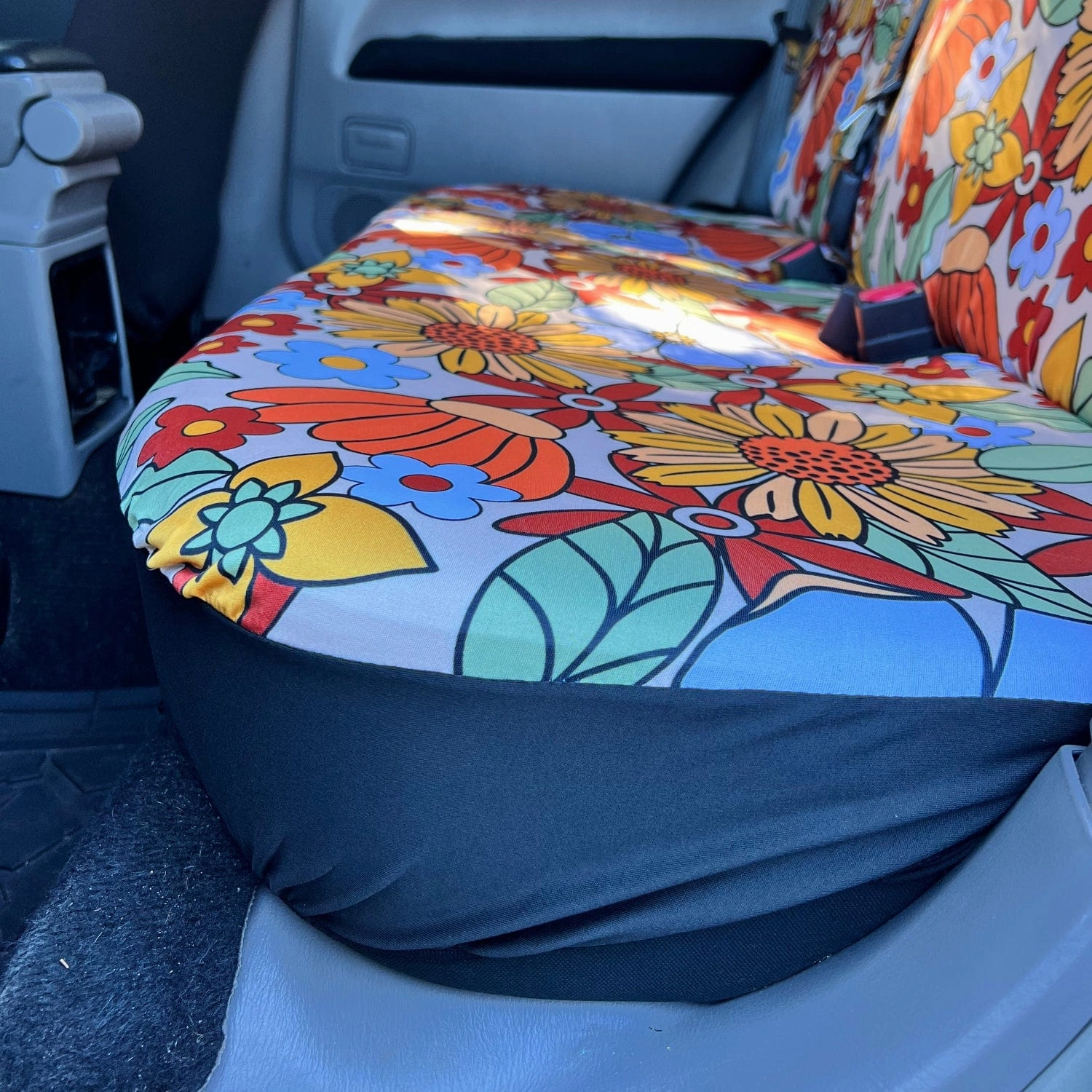Rustic Blooms Car Seat Covers Full Set