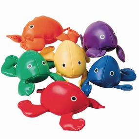 S&S Worldwide Frog Beanbags - 6 Pack, Green, 5.75" x 4.25" x 4.25" (inches), Unisex, Children (3 ) and Adults