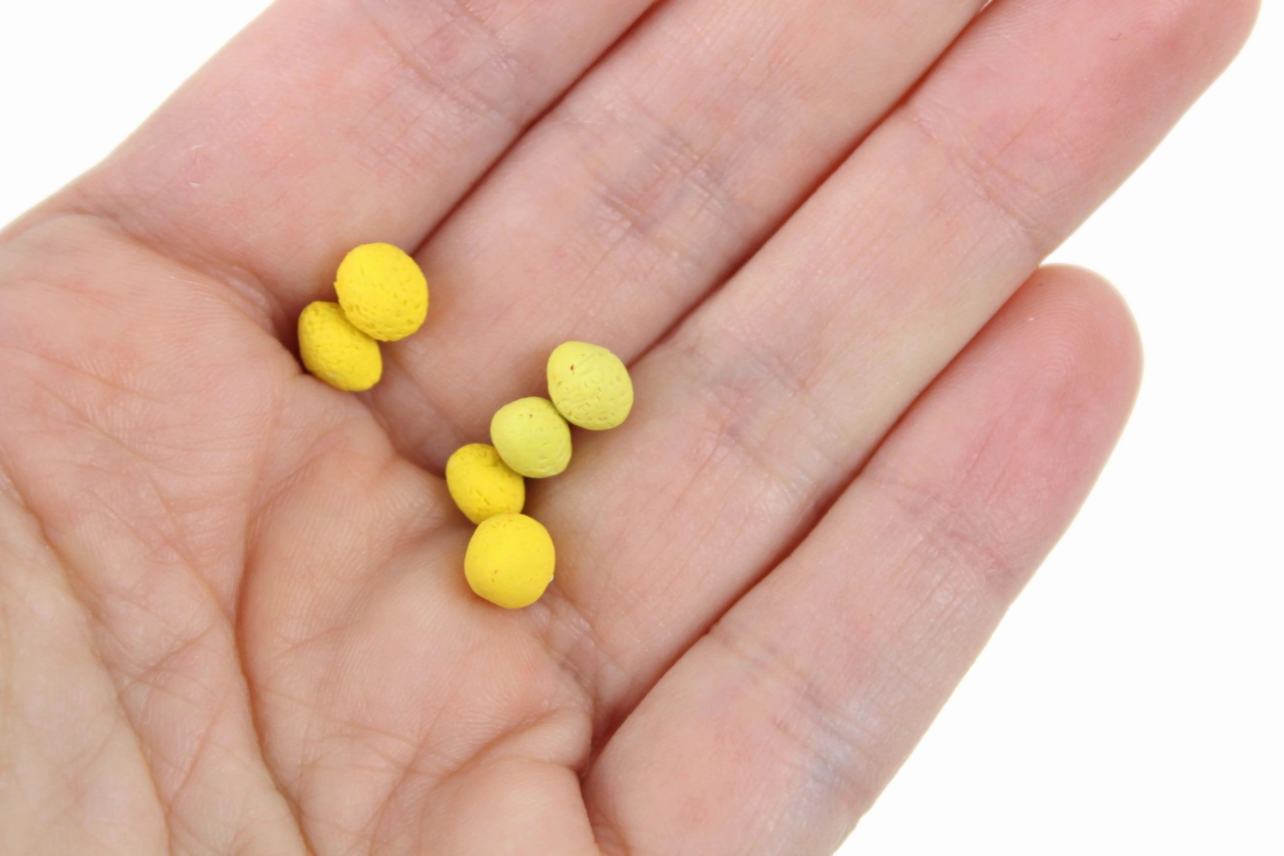 Set of 6 Vintage 1:12 Miniature Dollhouse Lemons