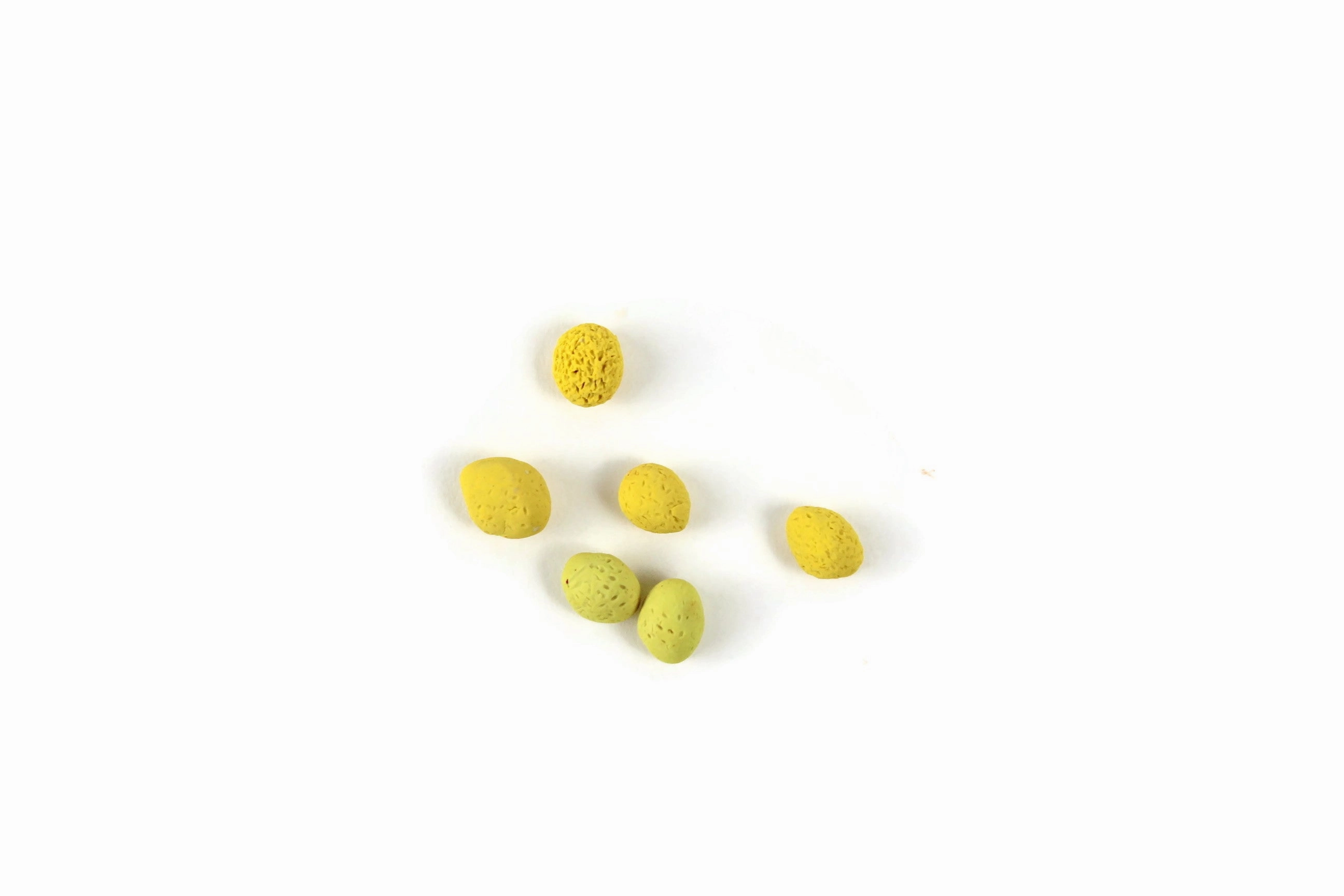 Set of 6 Vintage 1:12 Miniature Dollhouse Lemons