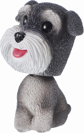 Shaking Head Dog Ornament Car Decoration Bobblehead Cute Car Figurine for Dashboard