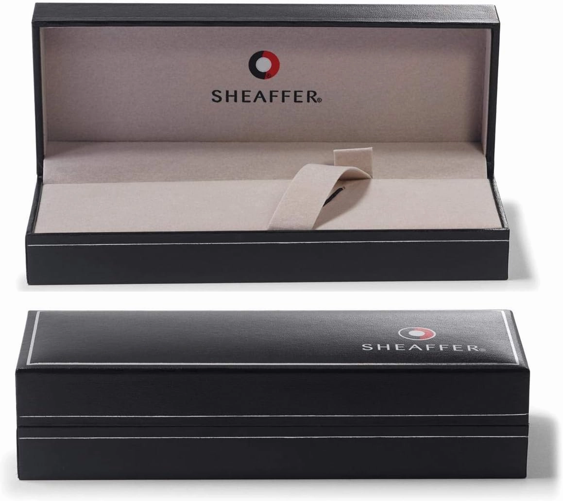 Sheaffer Prelude Rollerball Pen, Black Lacquer, Nickel Plate Trim (E137351)