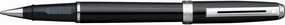 Sheaffer Prelude Rollerball Pen, Black Lacquer, Nickel Plate Trim (E137351)