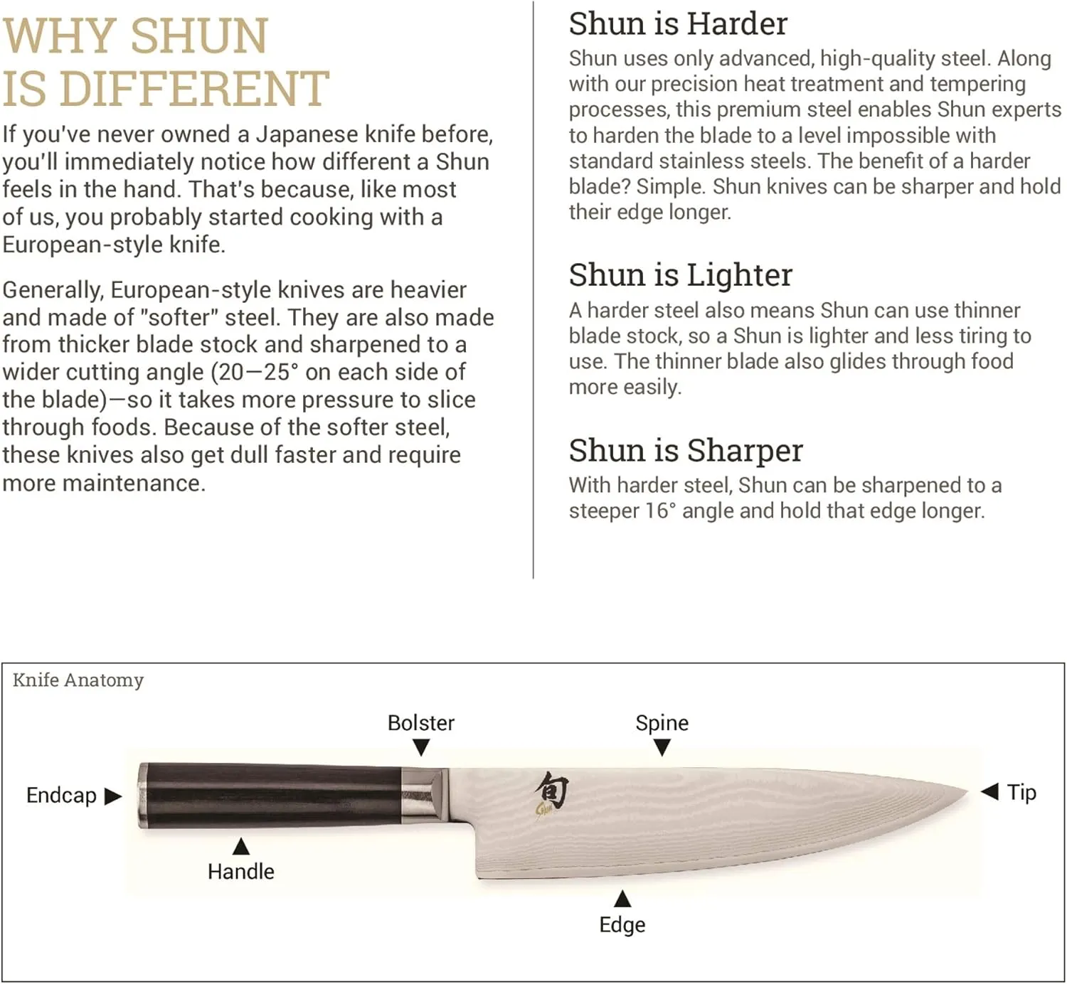 Shun Classic Steak Knife Set, 4 Piece, 4.75" Knives, Handcrafted Japanese Steak Knife Set, VG-MAX Core with Damascus Stainless Steel Cladding, Pakkawood Handle