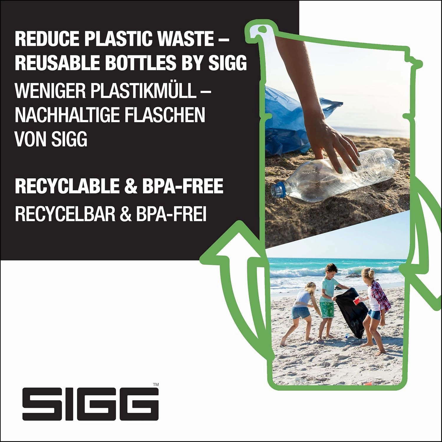 SIGG - Insulated Coffee Cup - Travel Mug Nova - Dishwasher Safe - BPA Free - Broscilate Glass - Flip Top - Electric Blue - 13 Oz