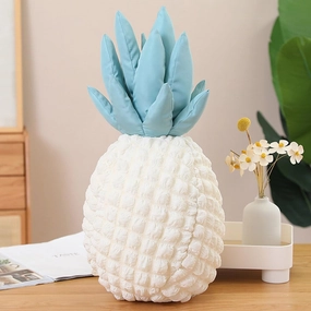 SKINFORD Pineapple Plush Pillow 19.7in Fruit Stuffed Plush Toy Cute Soft Cozy Pillow Plush Pineapple Gifts for Girls and Boys