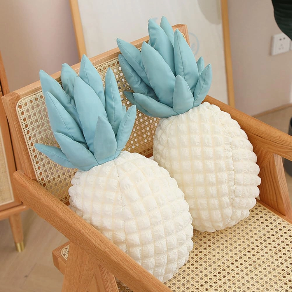 SKINFORD Pineapple Plush Pillow 19.7in Fruit Stuffed Plush Toy Cute Soft Cozy Pillow Plush Pineapple Gifts for Girls and Boys