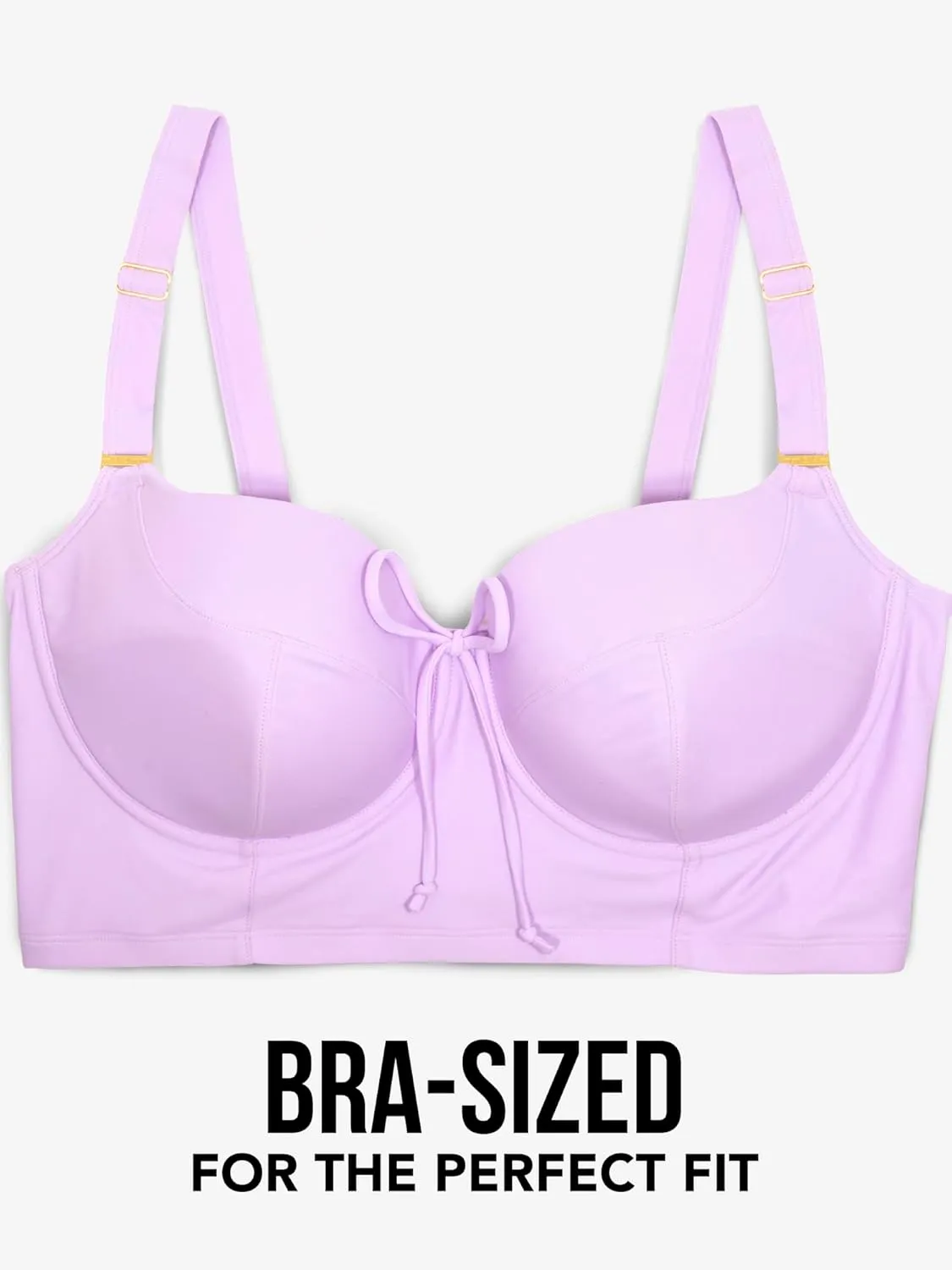 Smart & Sexy Women's Swimwear Underwire Bikini Top – Lightly Lined for Comfort and Shape