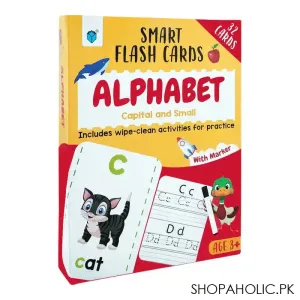 Smart Flash Card Alphabet Capital & Small Book
