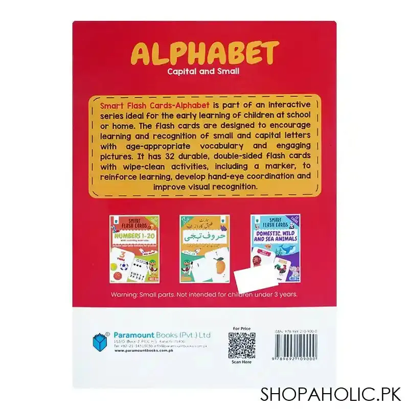 Smart Flash Card Alphabet Capital & Small Book