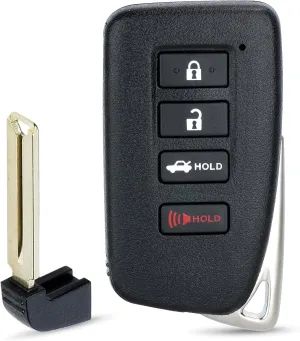 Smart Key Fob Keyless Entry Remote Control Replacement for Lexus ES300h/ES350/GS350/GS450H/GS-F/GS300t G Board 0020 HYQ14FBA 89904-06170