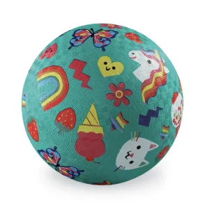 Smiley 7" Playground Ball