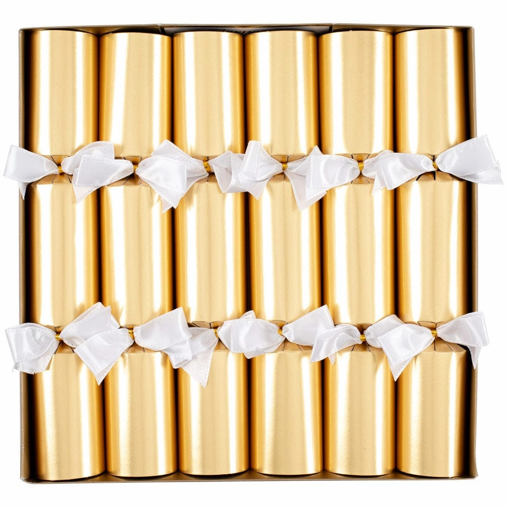 Solid Gold Celebration Crackers - 6 Per Box