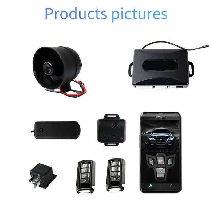 SPY One Way LC209 Smart Car Alarm System -Security Universal Remote Bluetooth