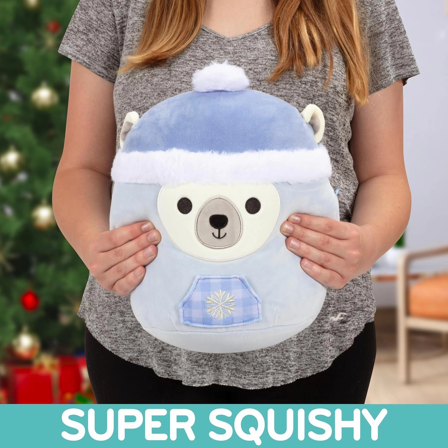 Squishmallows Brooke The Polar Bear Plush – Ultra-Soft & Huggable Winter-Themed Stuffed Toy – Cute, Collectible Seasons – Cozy Gift or Year-Round Cuddle Buddy for Kids & Adults