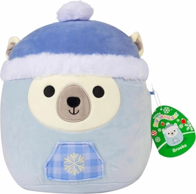 Squishmallows Brooke The Polar Bear Plush – Ultra-Soft & Huggable Winter-Themed Stuffed Toy – Cute, Collectible Seasons – Cozy Gift or Year-Round Cuddle Buddy for Kids & Adults
