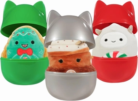 Squishmallows Original 4-Inch Mystery Capsules 3 Pack Eggs - Official Jazwares Plush - Collectible Soft & Squishy Mini Stuffed Animal Toy - Add to Your Squad - Gift for Kids, Girls & Boys