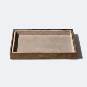 Stackable Jewellery Tray - Beige
