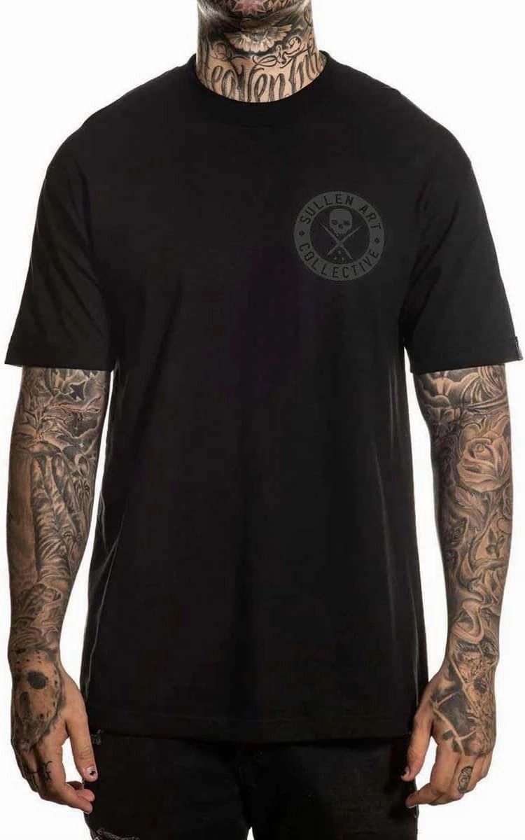 Sullen The Classic Badge of Honor Tattoo Lifestyle Graphic Standard Short Sleeve Tee