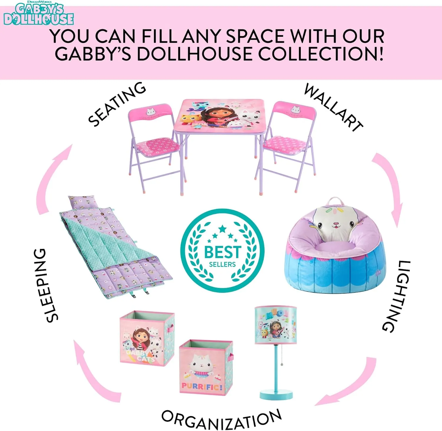 Super Soft Plush Toddler Quilted Nap Mat with Built in Blanket and Pillow