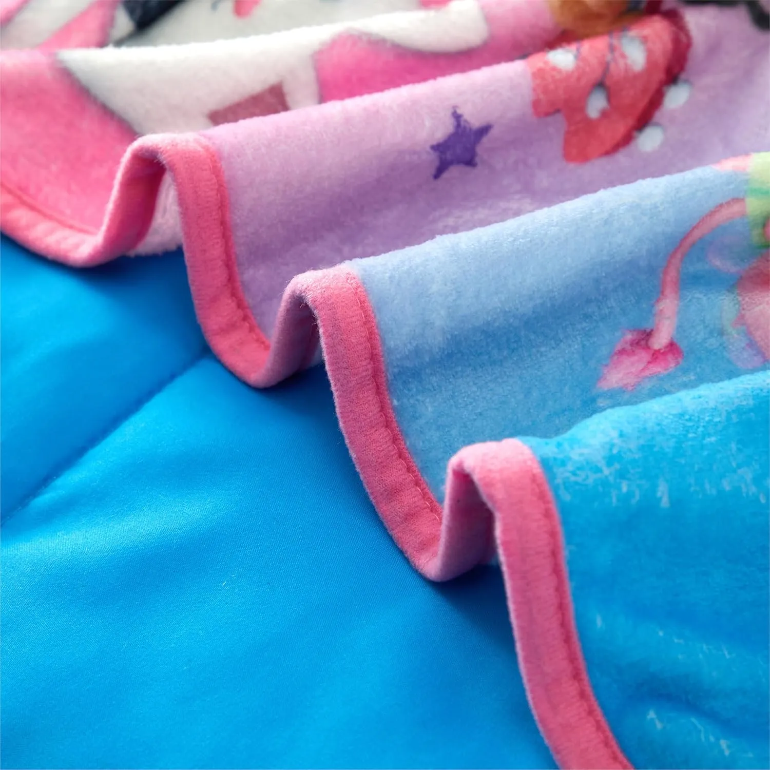 Super Soft Plush Toddler Quilted Nap Mat with Built in Blanket and Pillow