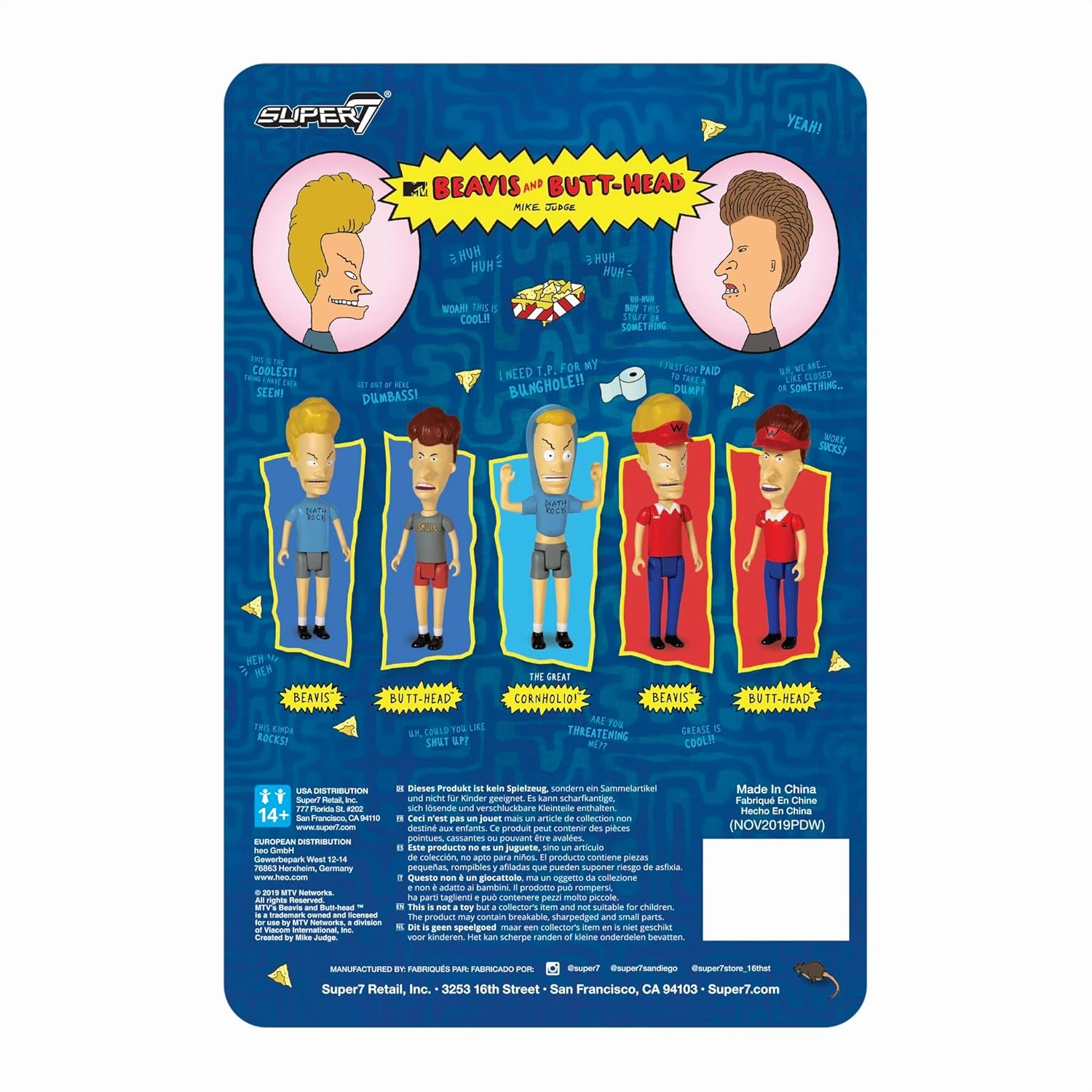 Super7 Beavis and Butt-Head The Great Cornholio - 5" Beavis and Butt-Head Action Figure Classic TV Collectibles and Retro Toys