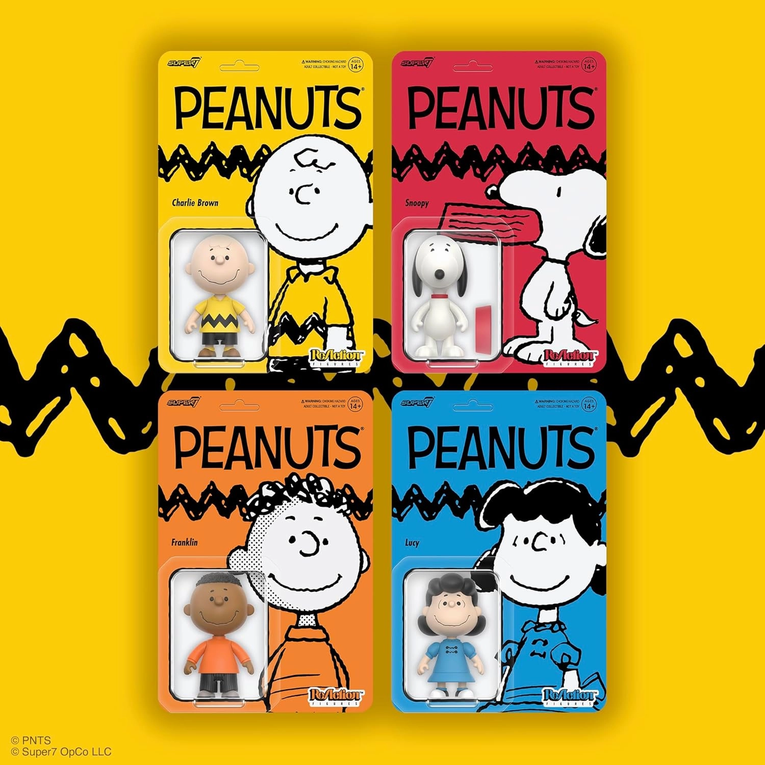 Super7 Peanuts Charlie Brown - 3.75" Peanuts Action Figure Classic Cartoon Collectibles and Retro Toys