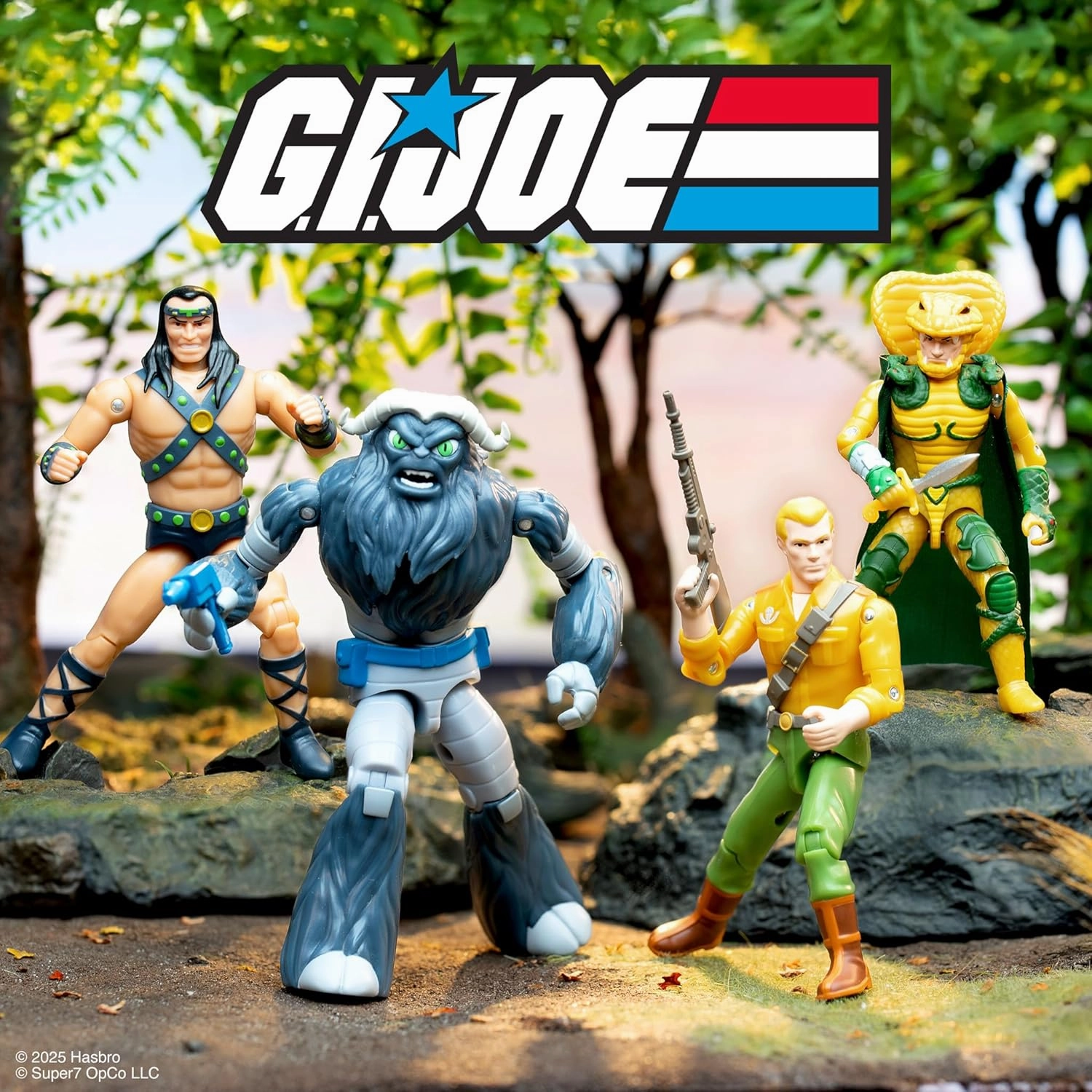 Super7 Reaction  G.I. Joe Serpentor (Cartoon) - 3.75" G.I. Joe Action Figure with Accessory Classic Cartoon Collectibles and Retro Toys