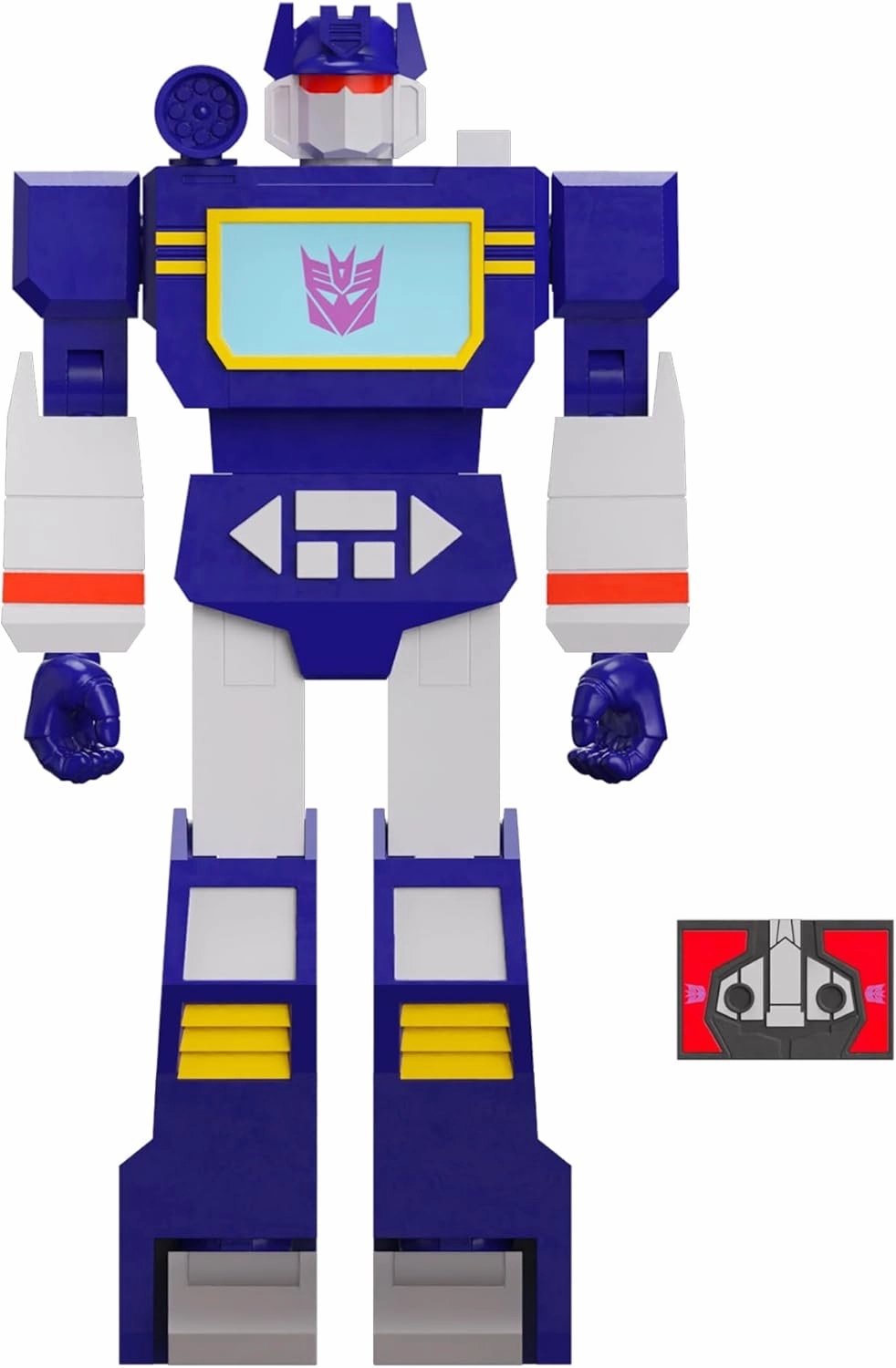 Super7 Transformers Deluxe Soundwave (VHS) - 7" Transformers Action Figure with Accessories Classic Cartoon Collectibles and Retro Toys