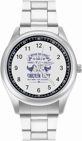 Super Sexy Chicken Lady Casual Wrist Watches for Men Classic Business Dress Watch Big Face for Work Gym