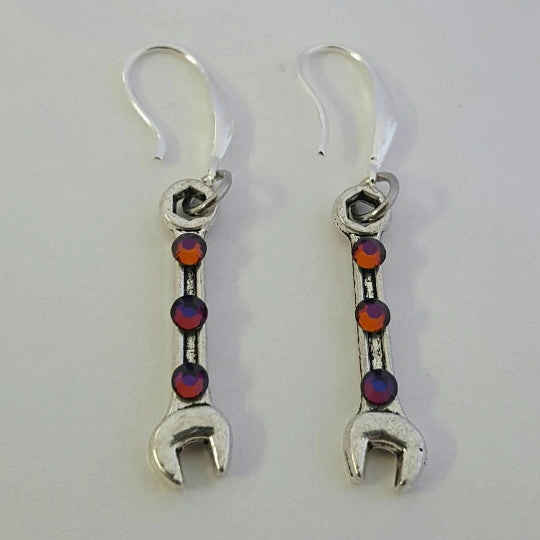 Swarovski Wrench Earrings