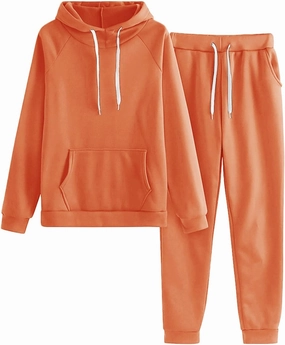 Sweatsuits for Women Two Piece Fall Outfits Plus Size Workout Sets Tracksuit Long Sleeve Hoodie Jogger Pants Matching Suits