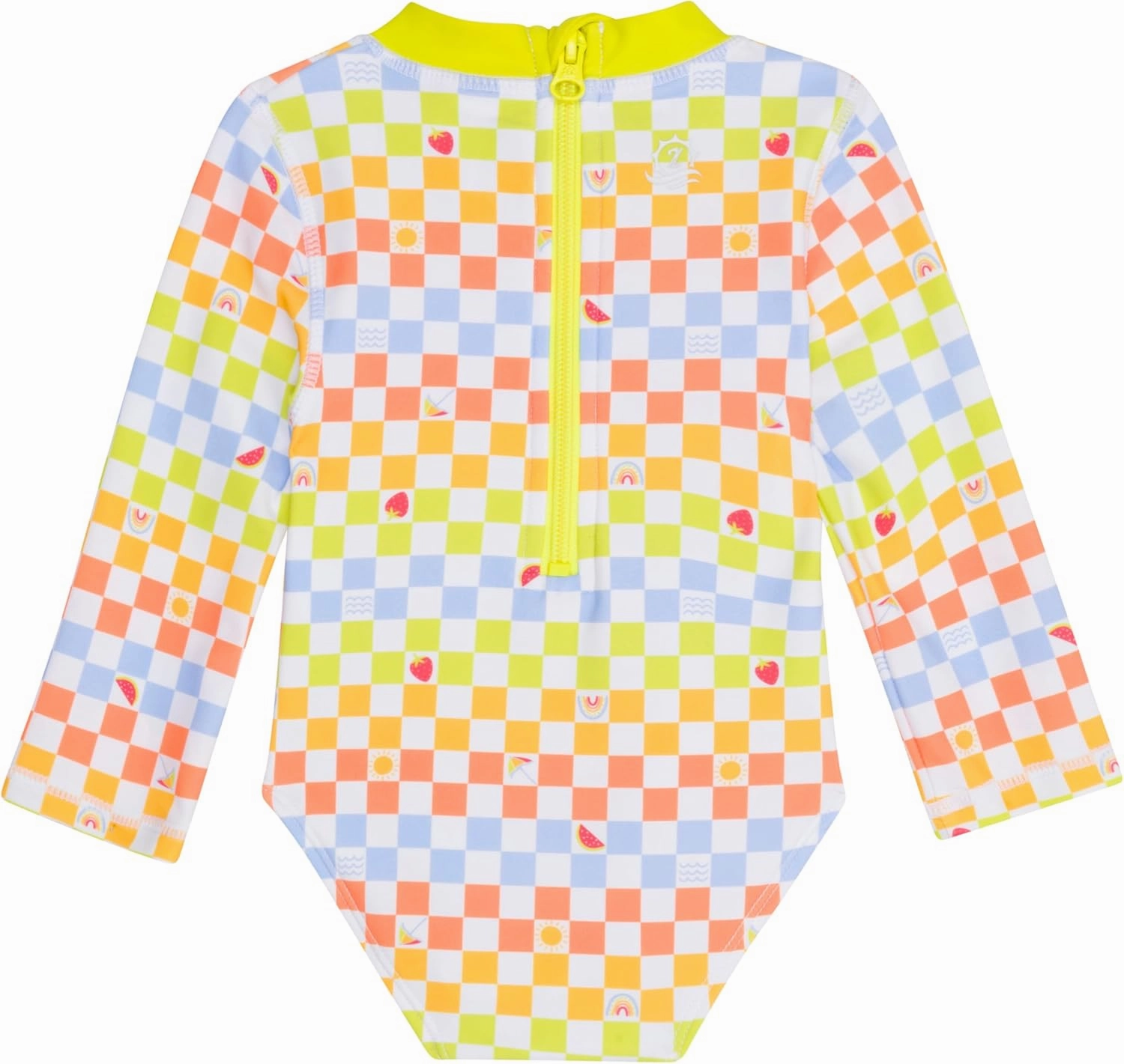 SwimZip® Girls' Long Sleeve UPF 50  One-Piece Swimsuit - Ages 6-14