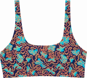SwimZip Women's Scoop Neck Halter Top Bikini - UPF 50  Sun Protection
