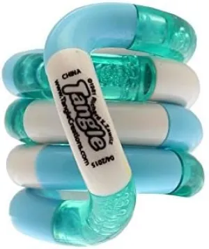 Tangle Junior Smooth - Choose your colour - (Light Blue & White) by Tangle