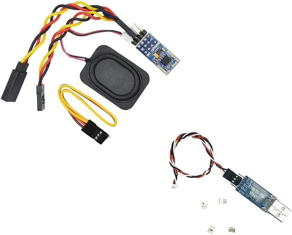 TBS Mini Programmable Engine Sound USB Unit for Orlandoo OH35P01 for Truck JJRC Q64 Q65 KIT Micro RC Car Parts(Sound Unit and USB)