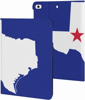 Texas Flag Map Fashion Case Waterproof Protective Cover Adjustable Stand Auto Sleep/Wake Compatible with ipad Mini 1/2/3/4/5 (7.9in)