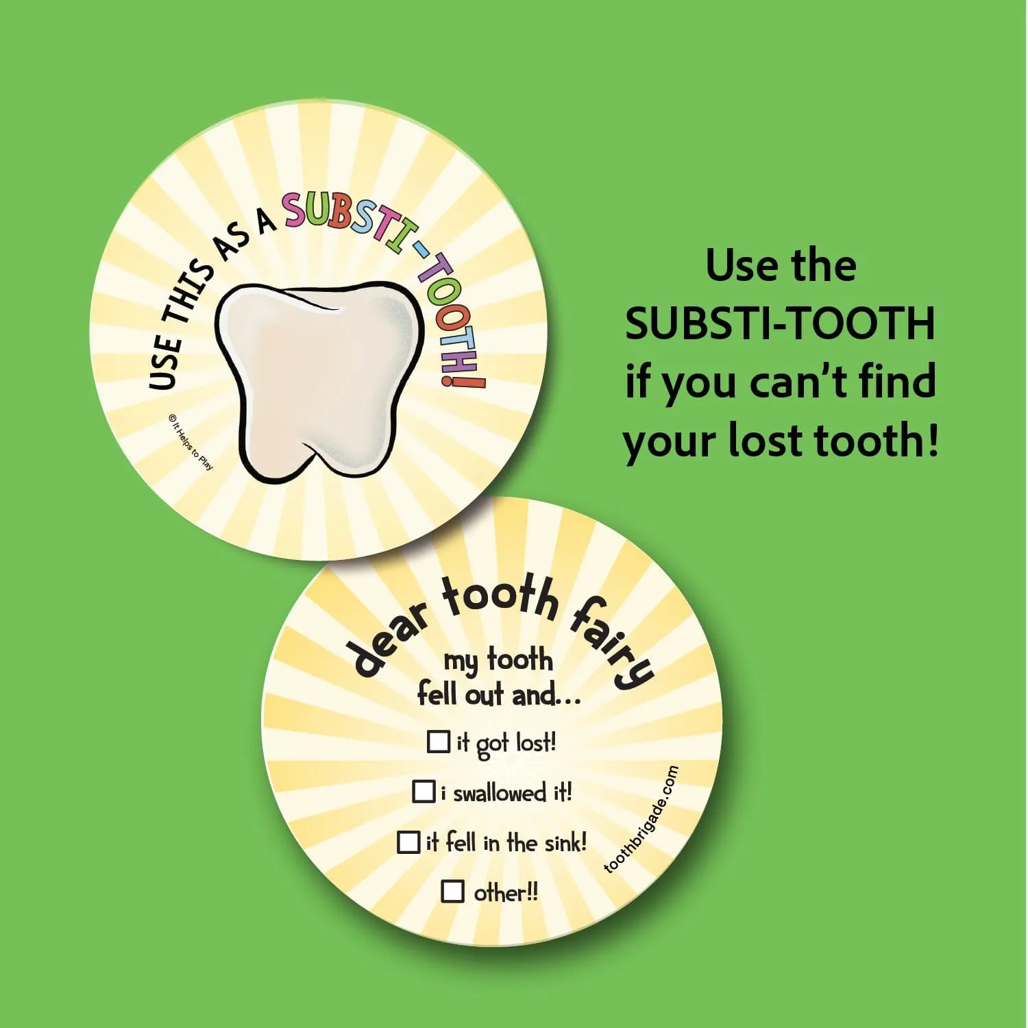 The Tooth Brigade Tooth Fairy Pillow | Stuffed Plush with Large Pocket Mouth for Lost Teeth, Treasures, Prizes - Fun and Interactive Plush, Perfect Kids, Boys, & Girls Gift (Rebel Dinosaur)