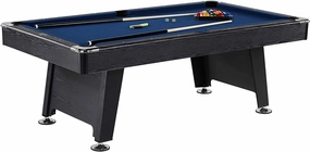 Thornton 7 Ft Pool Table, Modern Drop Pocket Design with Billiard Ball and Cue Stick Set, Perfect for Game Rooms