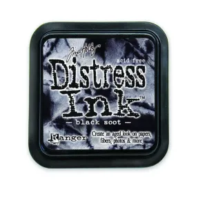 Tim Holtz Distress Ink Pad, Black Soot