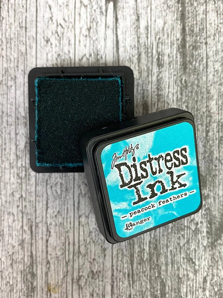 Tim Holtz Mini Distress Pad Peacock Feathers