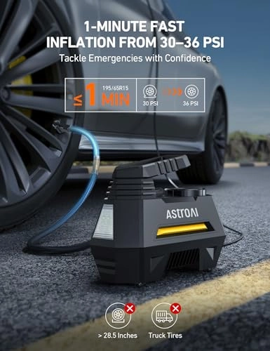 Tire Inflator Portable Air Compressor Tire Air Pump for Car Tires